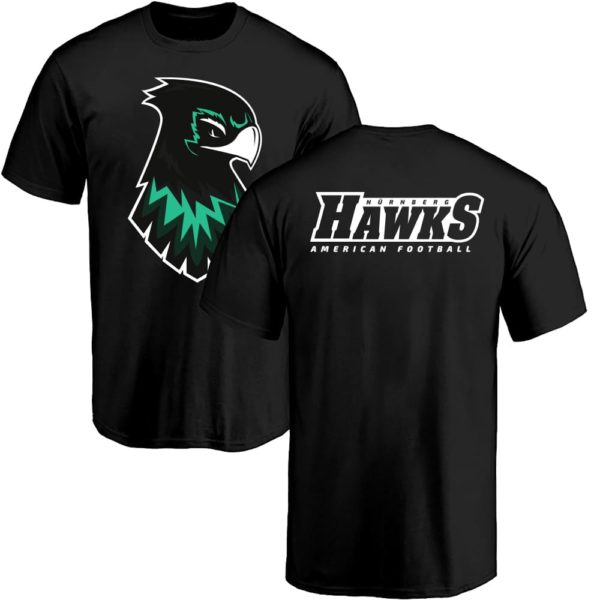 Basic Hawks Fan T-Shirt schwarz
